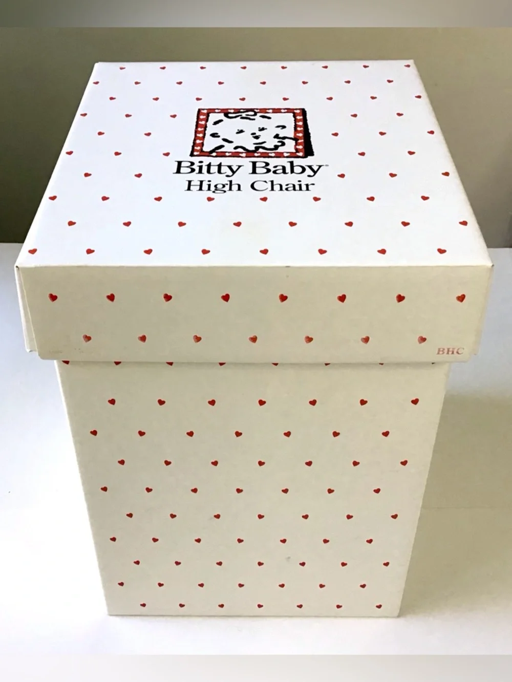 Vintage EMPTY BOX Bitty Baby High Chair BHC Pleasant Company American Girl Heart
